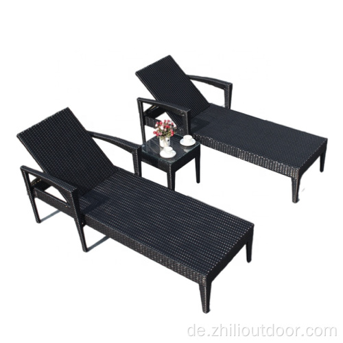 Hochwertiger Pool Rattan Lounge Chair